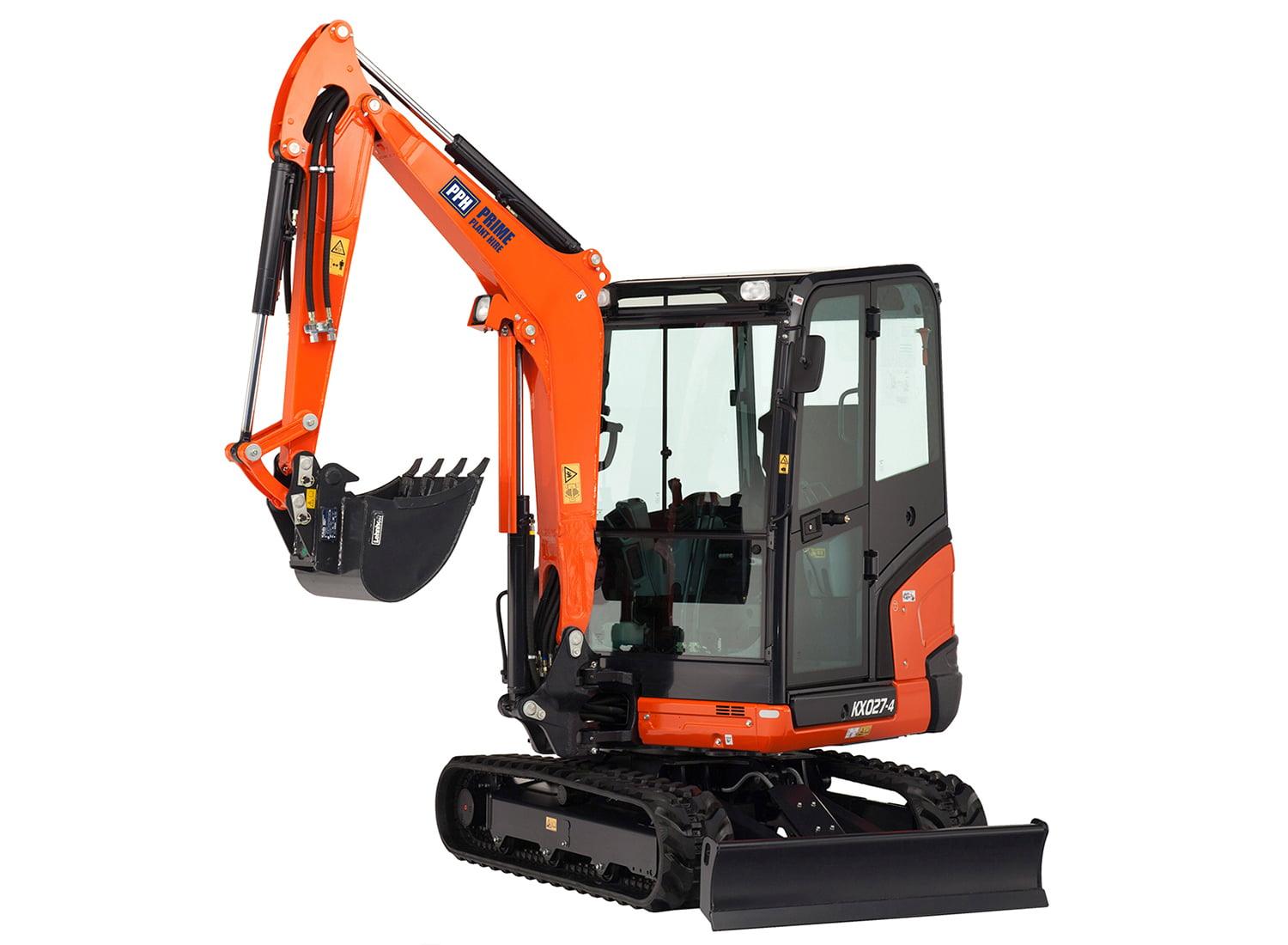 Digger hire Stevenage: excavator working on groundworks