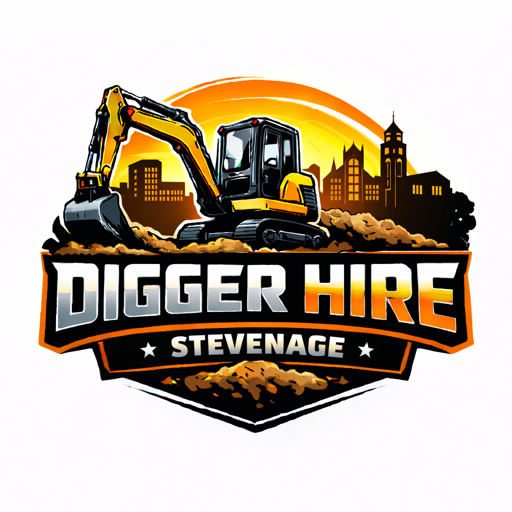 Digger Hire Stevenage Logo